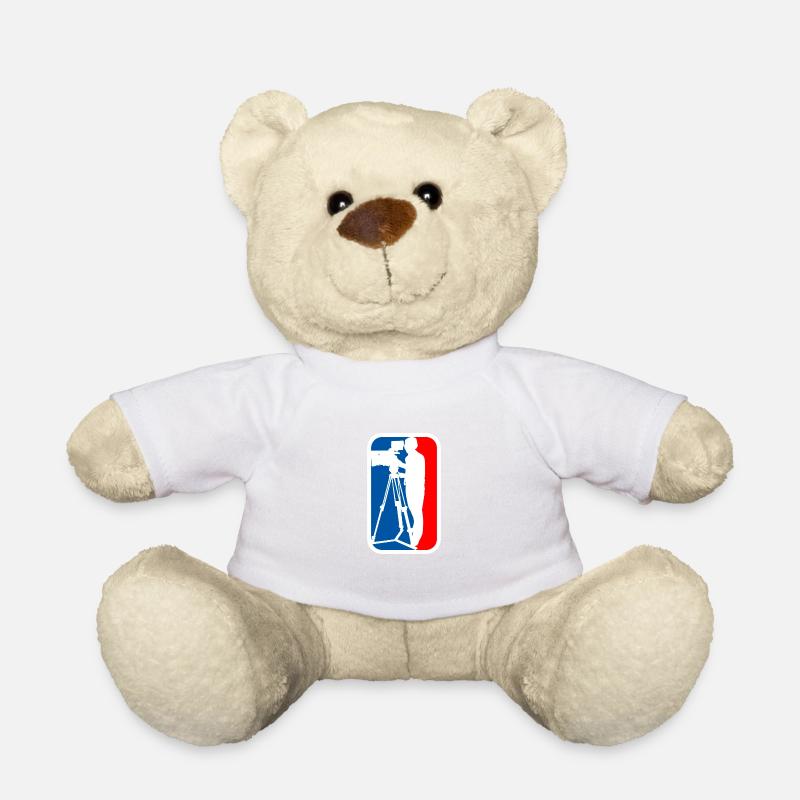 cameraman logo - Teddy Bear - white