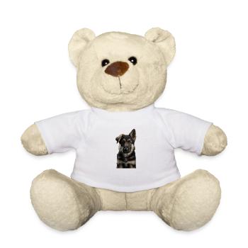 German Shepherd Puppy V II - Teddy Bear - white - Front