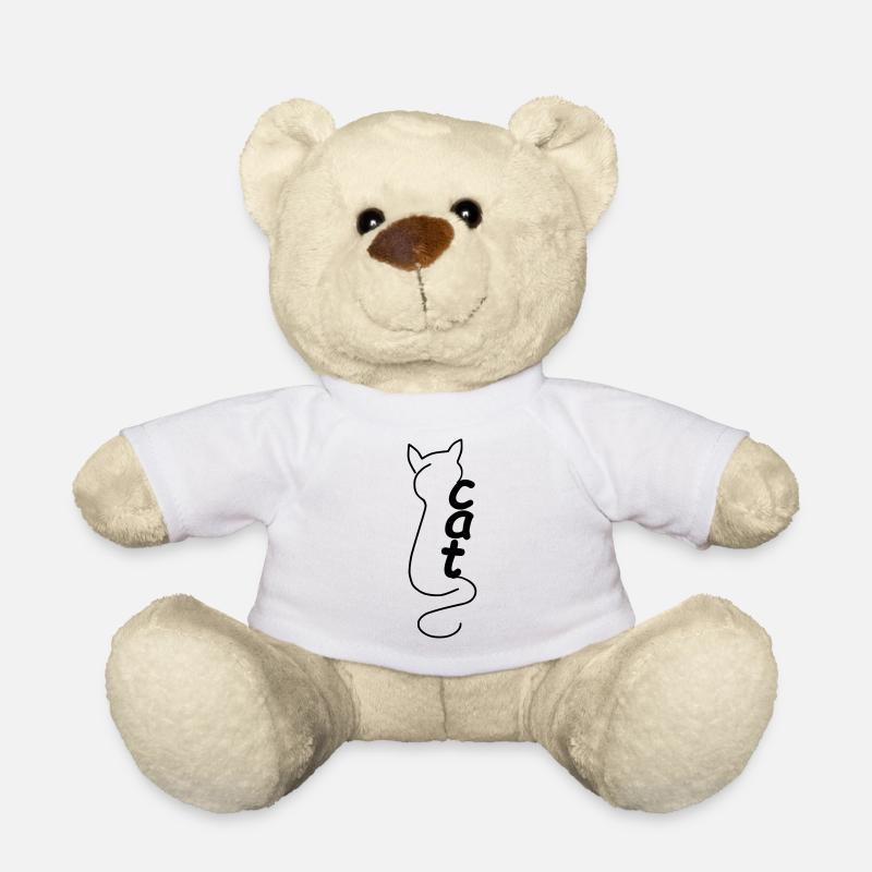 Katze - Teddy - Weiß