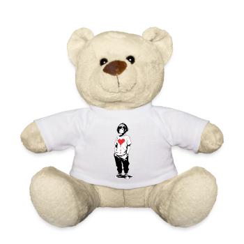 Streetart Mädchen 23250 - Teddy - Weiß - Vorne