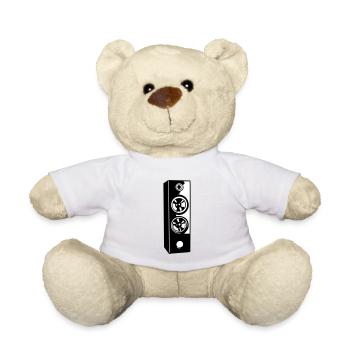 Lautsprecher, Musik Sound System - Teddy - Weiß - Vorne