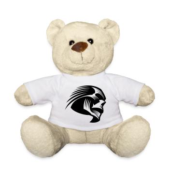 Skull modern art (cool skull) - Teddy Bear - white - Front