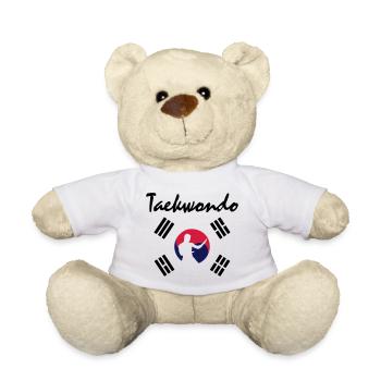 taekwondo_5 - Teddy Bear - white - Front