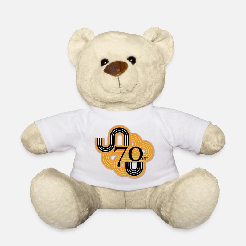 70er Jahre - Teddy - Weiß