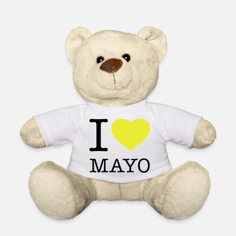 J’ADORE LA MAYONNAISE Mayo - Nounours - blanc