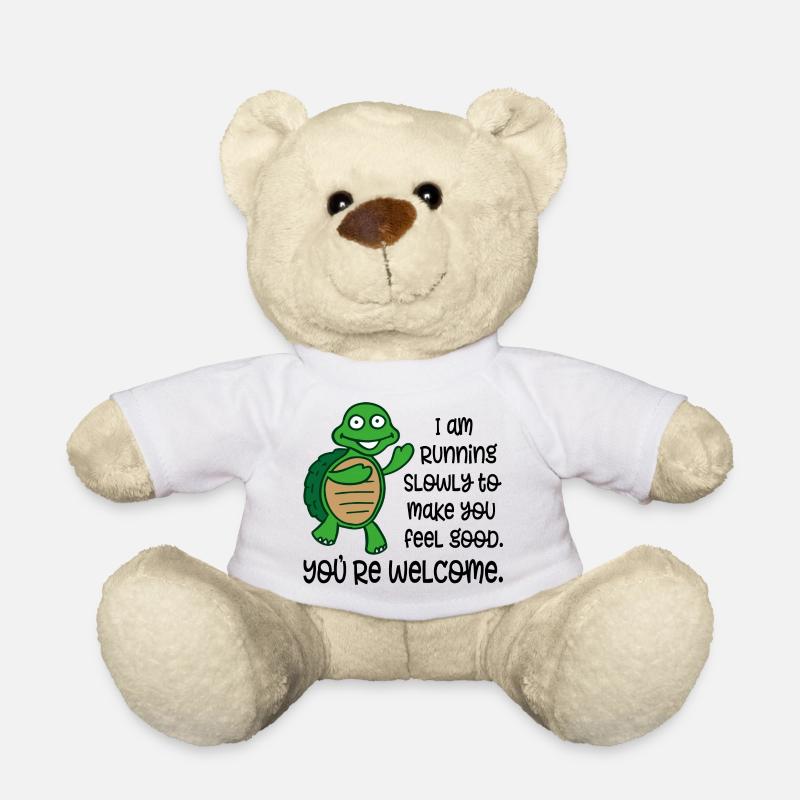 to run - Teddy Bear - white