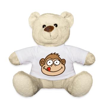Affe - Teddy - Weiß - Vorne