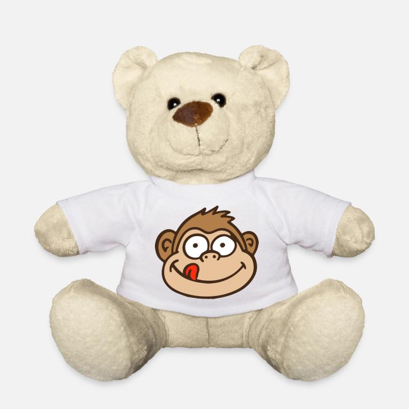 Affe - Teddy - Weiß