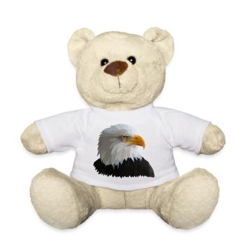 Eagle low style poly - Nounours - blanc - Devant