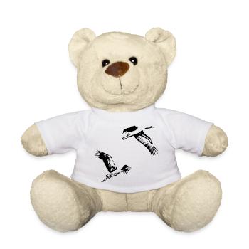 Kraniche - Teddy - Weiß - Vorne