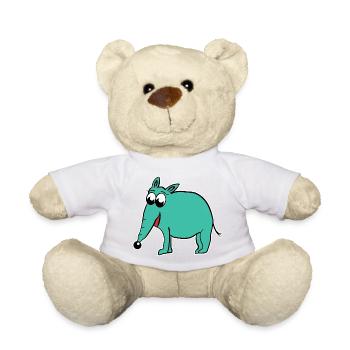 Nasenbär - Teddy - Weiß - Vorne