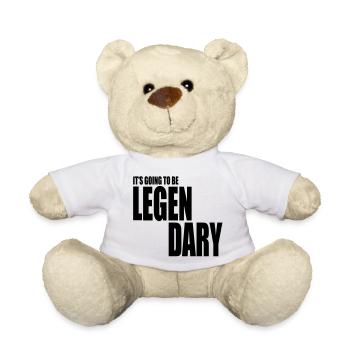 it's going to be legendary 1c - Teddy Bear - white - Front