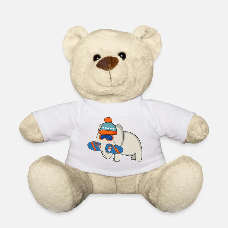 Snowboard - Teddy - Weiß