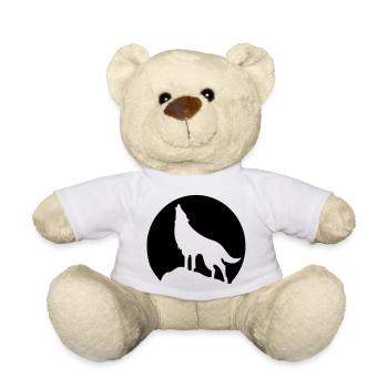 Wolf - Mond - Teddy - Weiß - Vorne