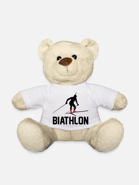 Biathlon - Nounours - blanc