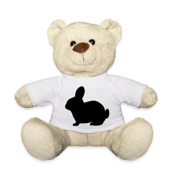 Rabbit - Teddy Bear - white - Front