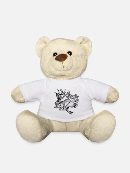 Wolpertinger - Teddy - Weiß