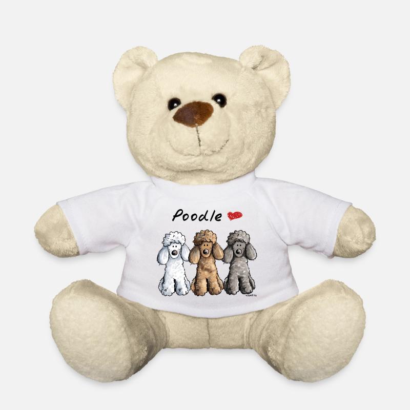 Pudel Liebe - Teddy - Weiß