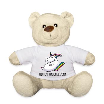 Hufen hochlegen - Teddy - Weiß - Vorne