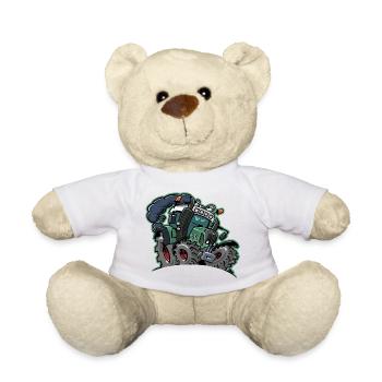 0922 F edge - Teddy Bear - white - Front