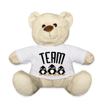 Logo Team Pinguine - Teddy - Weiß - Vorne