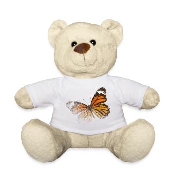 Beau papillon - Nounours - blanc - Devant