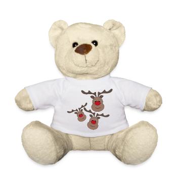 Cadeaux drôles pour Noël - Nounours - blanc - Devant