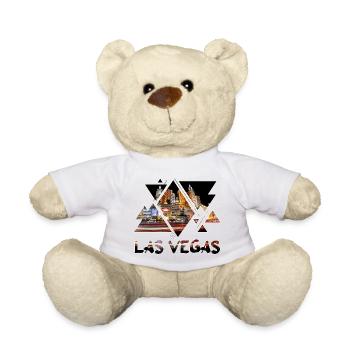Las Vegas Nevada USA America Casino - Teddy Bear - white - Front