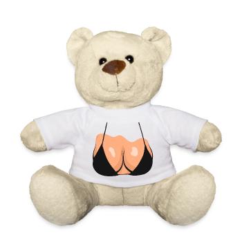 Titten titten nibard brust paar zeichnung - Teddy - Weiß - Vorne