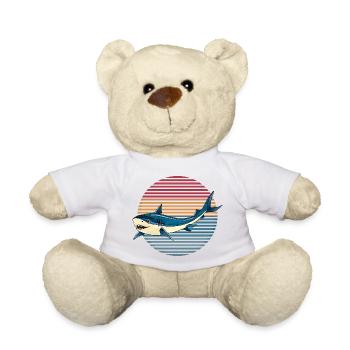Requin - Nounours - blanc - Devant