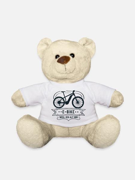 E-Bike Parce Je Vieux Vélo Vélo Sport - Nounours - blanc