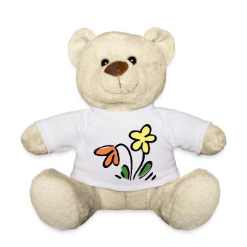 Blumen - Teddy - Weiß - Vorne