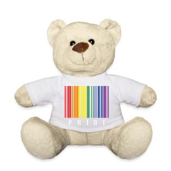 LGBTQ Barcode - Nounours - blanc - Devant