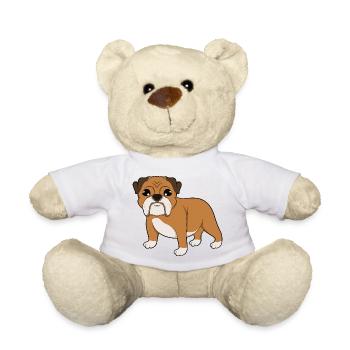 Bulldog - Nounours - blanc - Devant