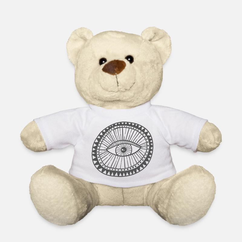 Magisches Auge - Teddy - Weiß
