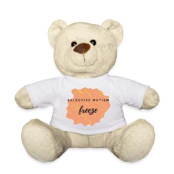 freeze - selective mutism - Teddy Bear - white - Front
