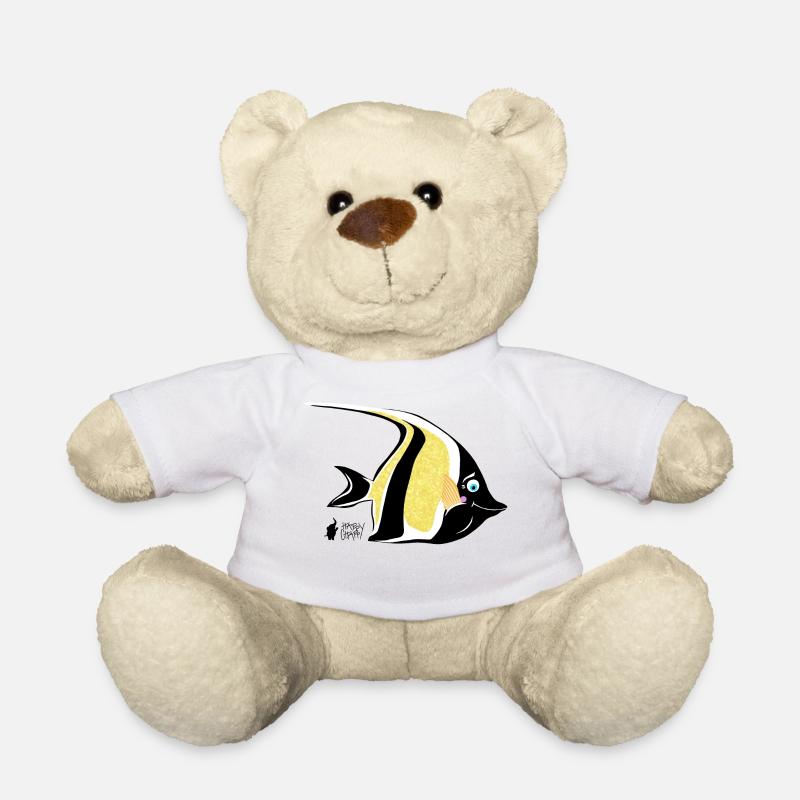 Poisson - Nounours - blanc