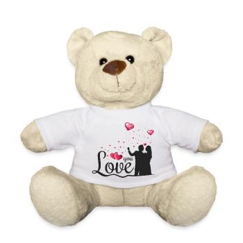 Amour - Nounours - blanc - Devant
