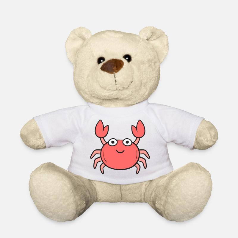 Krebs Krabbe - Teddy - Weiß