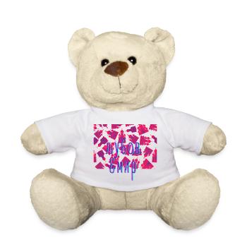 Liebe & Frieden auf Russisch · Bulgarisch - Teddy - Weiß - Vorne