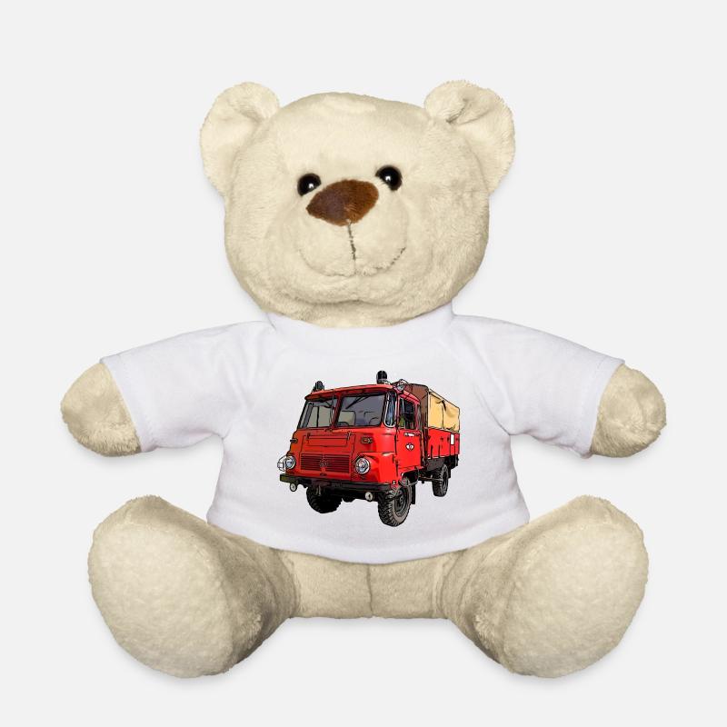 Robur Feuerwehr Oldtimer LO - Teddy - Weiß