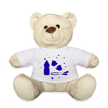 Bodybuilding - Weightlifting - Fitness - Workout - Teddy Bear - white - Front