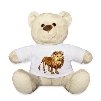 Lion - Nounours - blanc - Devant