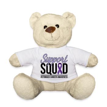 Escouade de soutien - Sensibilisation au cancer de l’estomac - Nounours - blanc - Devant