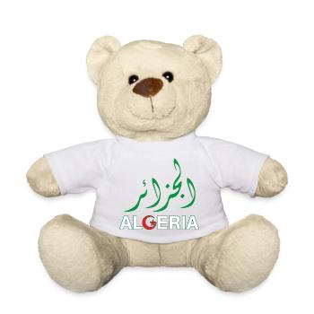 J'aime l'Algérie - Nounours - blanc - Devant