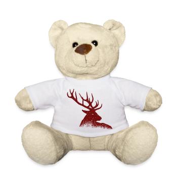 Cerf - Nounours - blanc - Devant