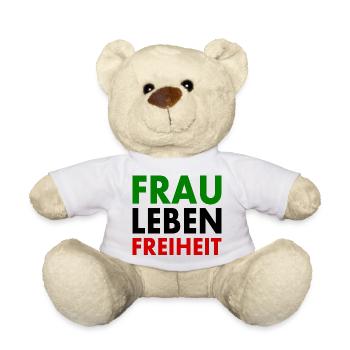 Frau leben freiheit - Teddy - Weiß - Vorne