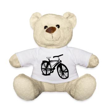Fahrrad Gekritzel Fahrräder Radfahren Vektor 6 - Teddy - Weiß - Vorne