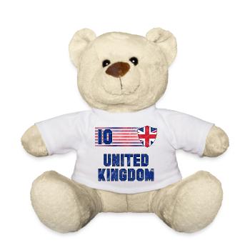 Équipe de Grande-Bretagne de football - Nounours - blanc - Devant