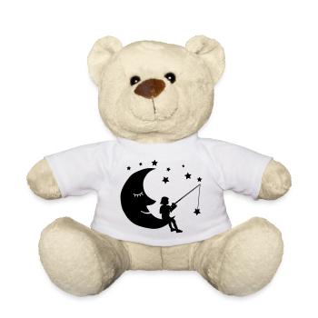 Enfants pêcheurs étoiles - Nounours - blanc - Devant